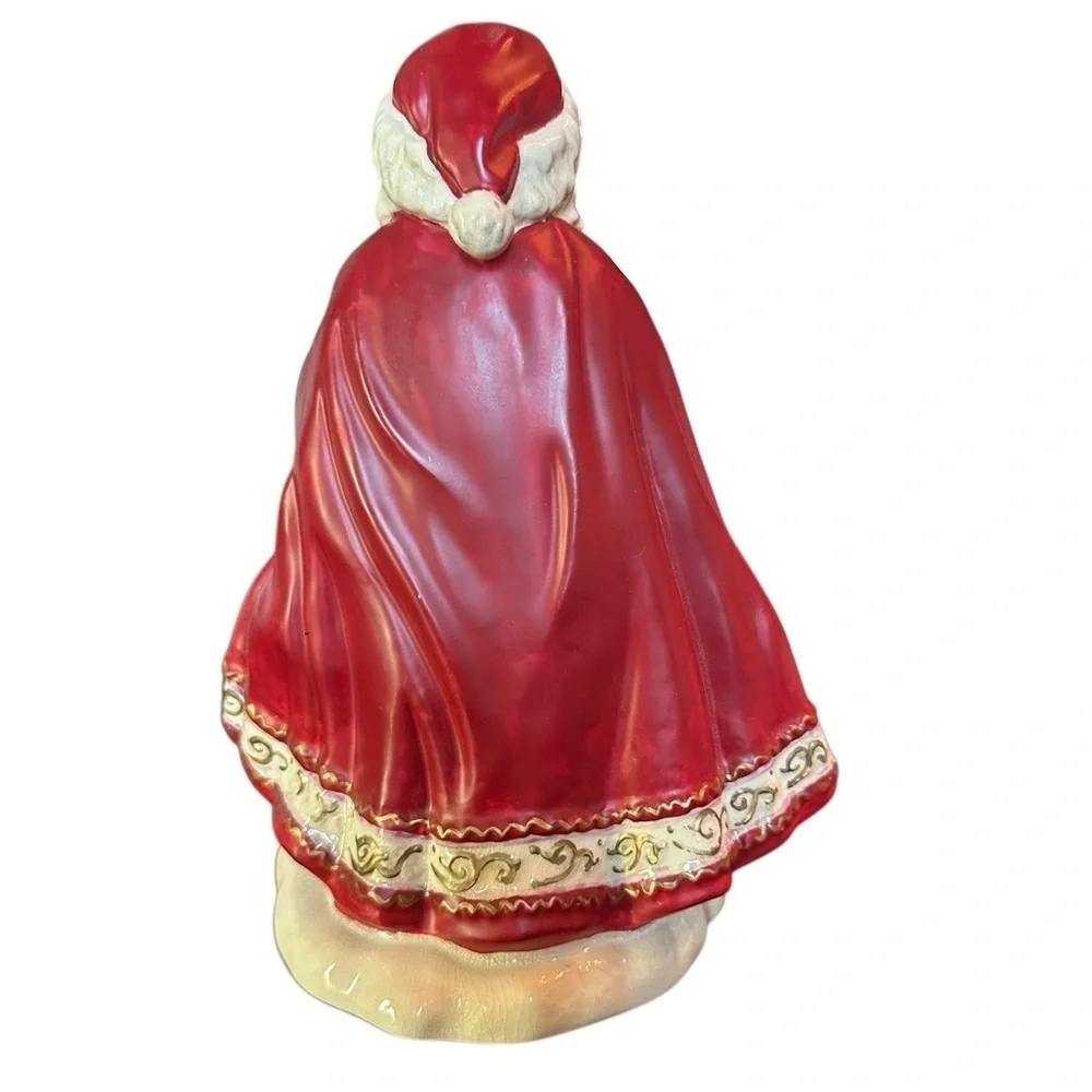 Department 56 Flea Market Santa Figurine  9” 2001